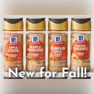 McCormick Fall Finishing Sugar Set of 4